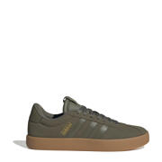 thumbnail: Olijfgroene heren adidas Sportswear VL Court 3.0 sneakers van suã¨de met veters