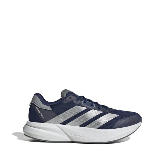 adidas Performance Duramo Speed 2 hardloopschoenen donkerblauw/zilver metallic afbeelding