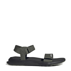 Hydroterra Light sandalen zwart/olijfgroen