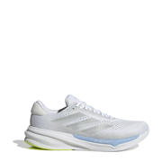 thumbnail: Wit, blauw en gele heren adidas Performance Supernova Stride Supernova Stride 2 hardloopschoenen van mesh met veters