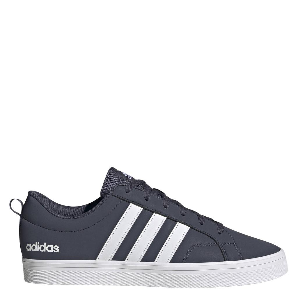 Antraciet en witte heren adidas Sportswear VS Pace 2.0 sneakers van imitatieleer/voering: textiel met veters