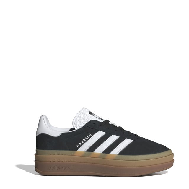 adidas Originals Gazelle Bold sneakers zwart/wit | wehkamp adidas Originals Gazelle Bold sneakers zwart/wit | wehkamp