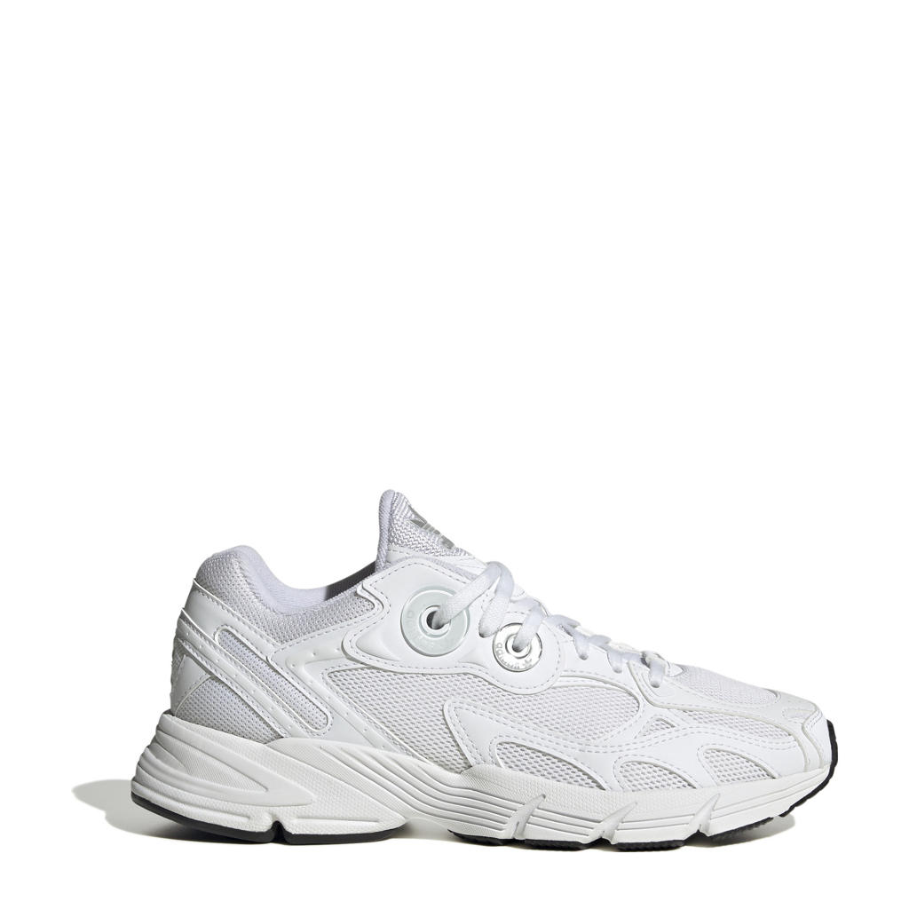 Witte dames adidas Originals Astir sneakers van mesh-imitatieleer/voering: mesh/voetbed: eva met veters