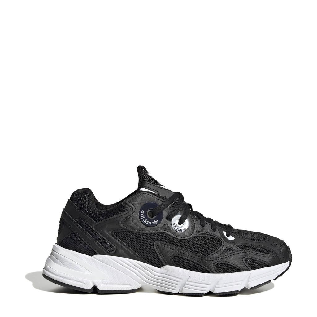 Zwart en witte dames adidas Originals Astir sneakers van mesh-imitatieleer/voering: mesh/voetbed: eva met veters