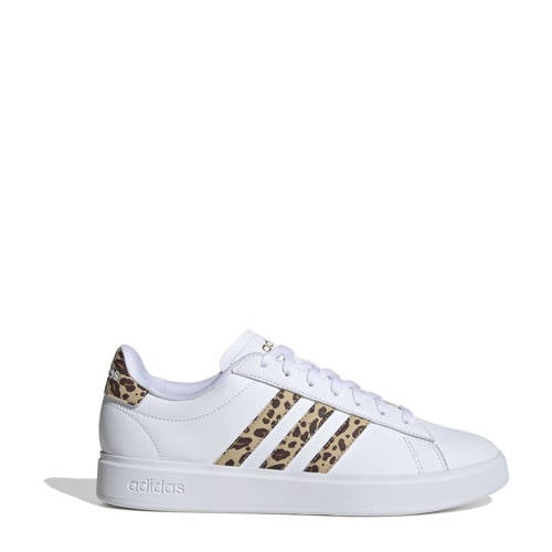 adidas Sportswear Grand Court 2.0 sneakers wit/beige/zwart afbeelding