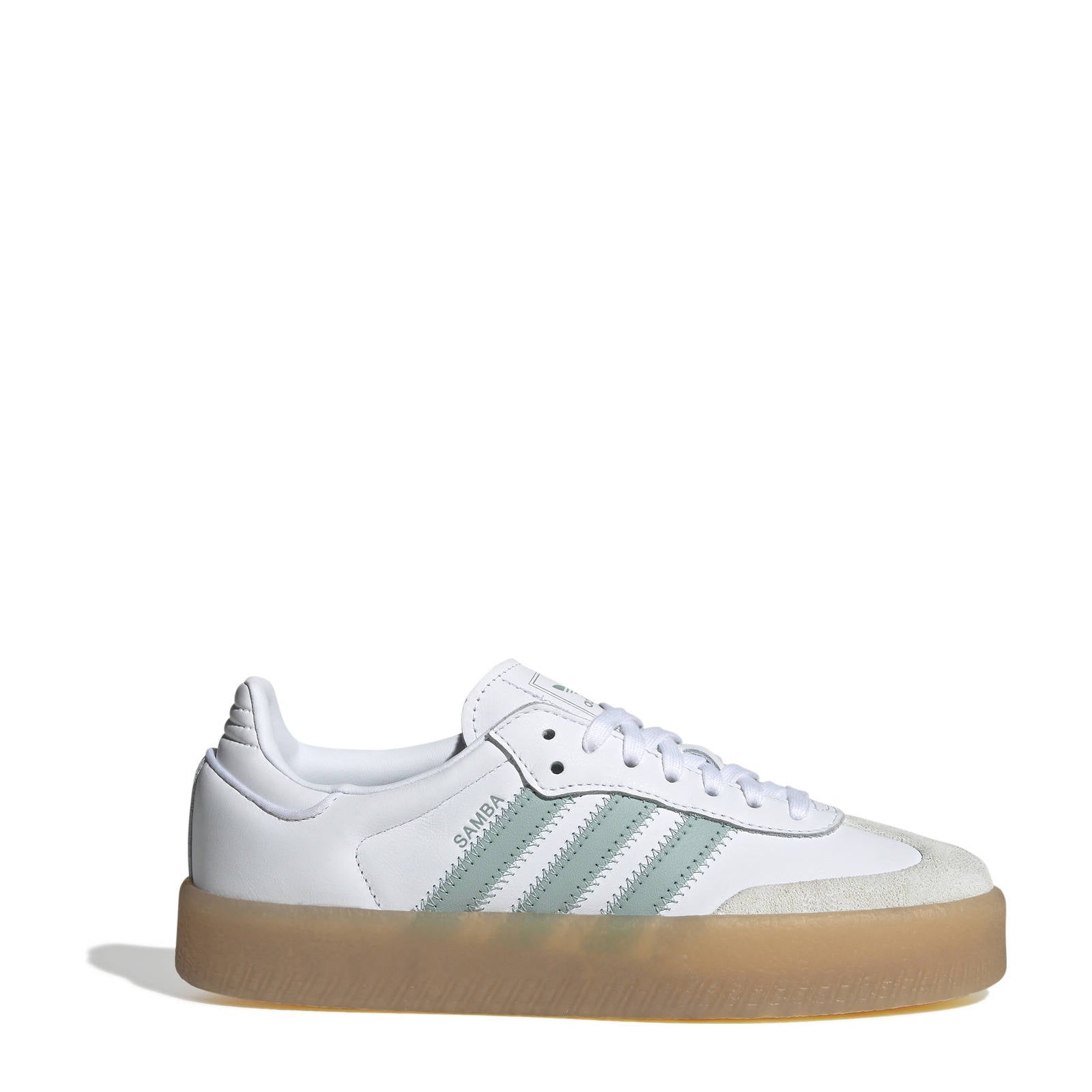 adidas Originals Sambae sneakers wit/lichtblauw | wehkamp