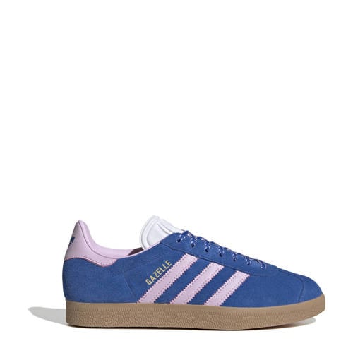 adidas Originals Gazelle sneakers donkerblauw/roze afbeelding