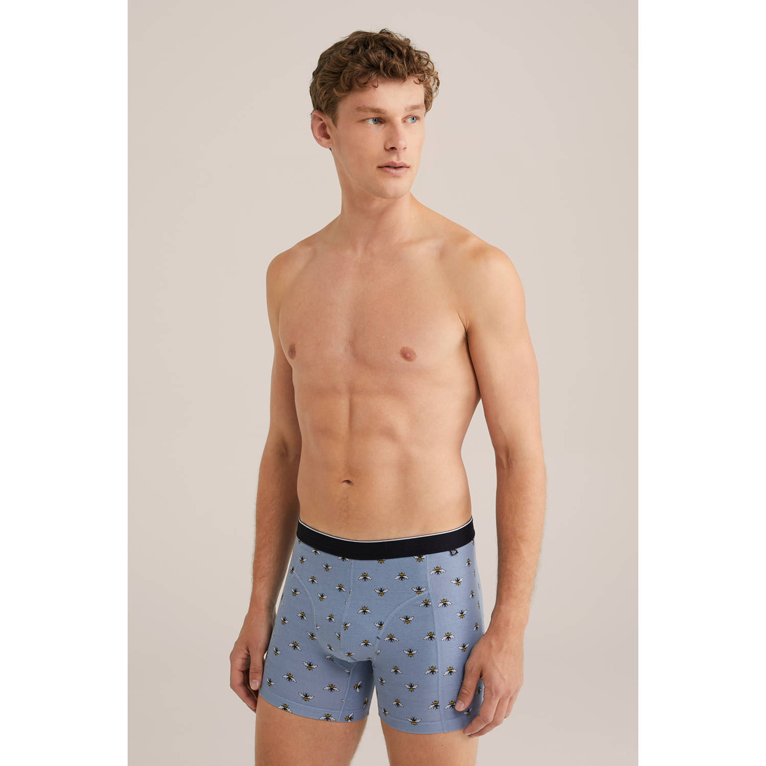 WE Fashion boxershort lichtblauw