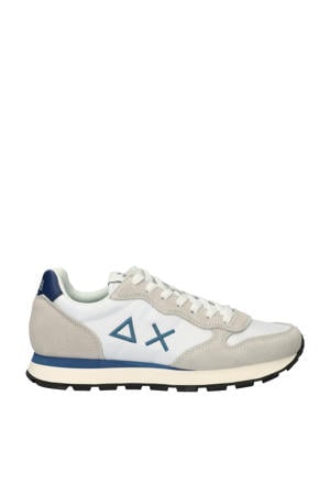Tom Solid suède sneakers wit