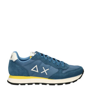Tom Solid  suède sneakers blauw
