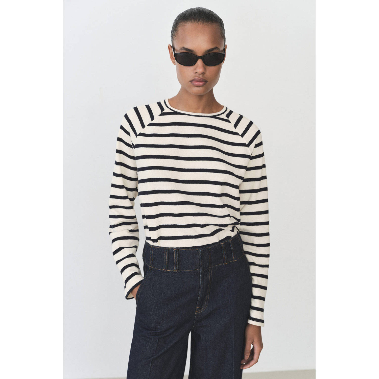 Mango pullover marine