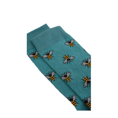 WE Fashion sokken met all over print groen afbeelding
