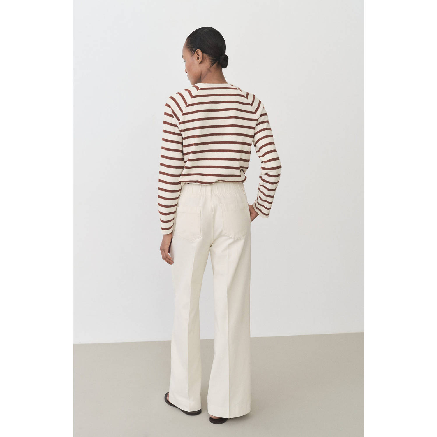 Mango pullover ecru