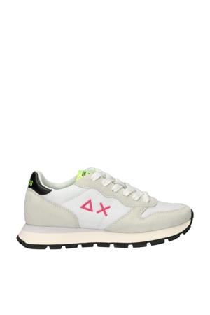 Ally Solid Nylon suède sneakers wit