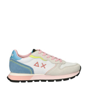 Ally Color Explosion  suède sneakers wit/multi