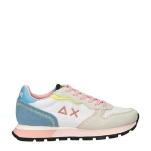 Ally Color Explosion suède sneakers wit/multi