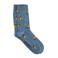 WE Fashion sokken met all over print blauw