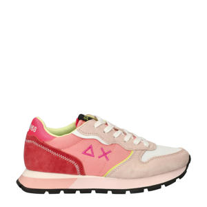 Ally Color Explosion  suède sneakers roze