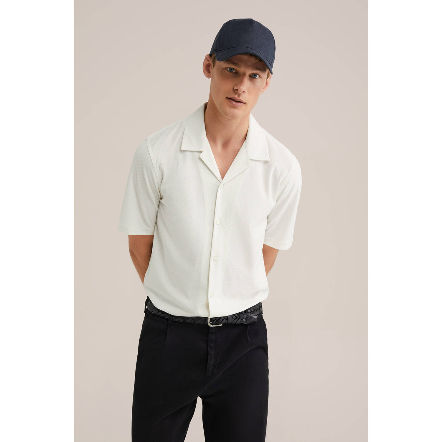 WE Fashion loose casual broek zwart
