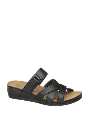 comfort slippers zwart