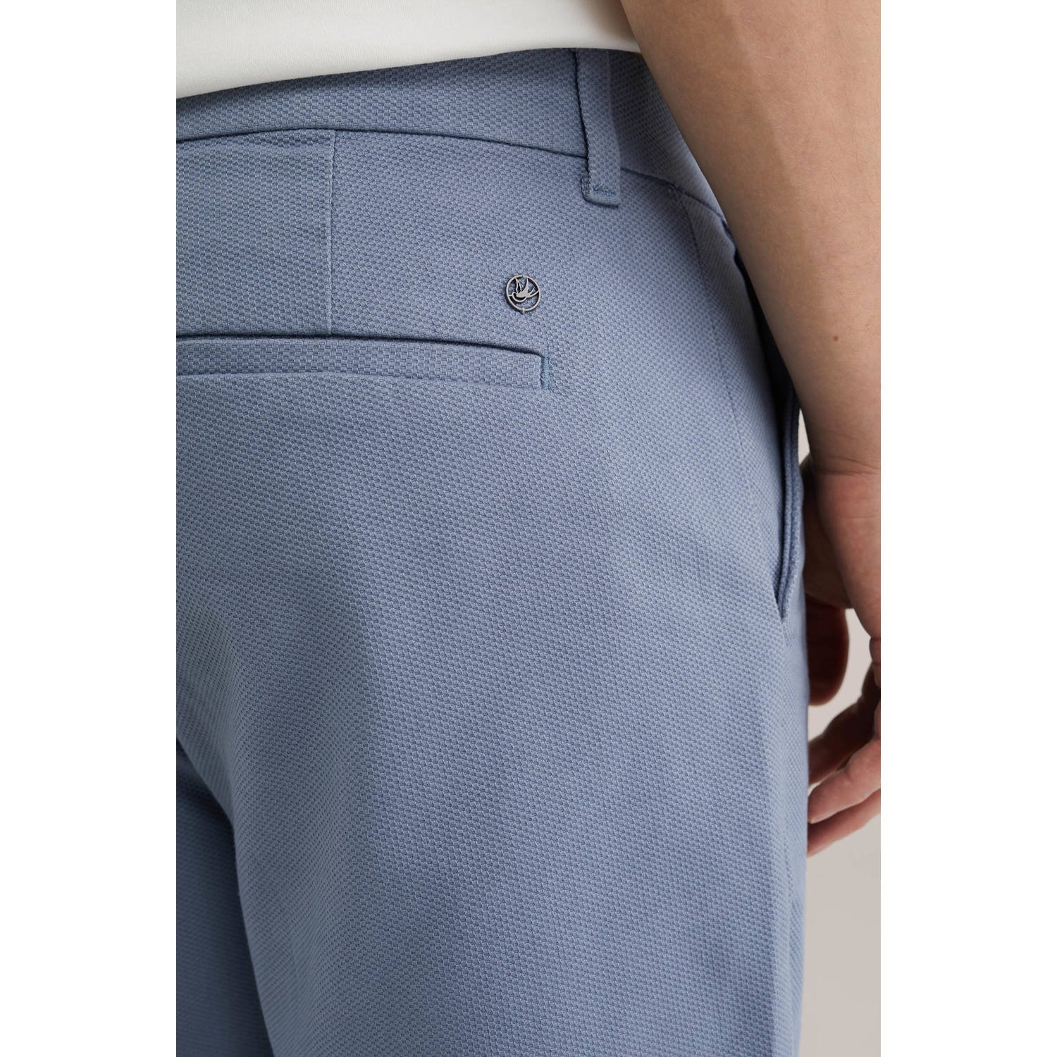 WE Fashion regular chino short blue flint