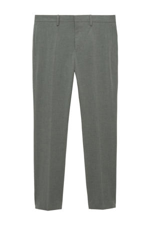 super slim pantalon grijsgroen
