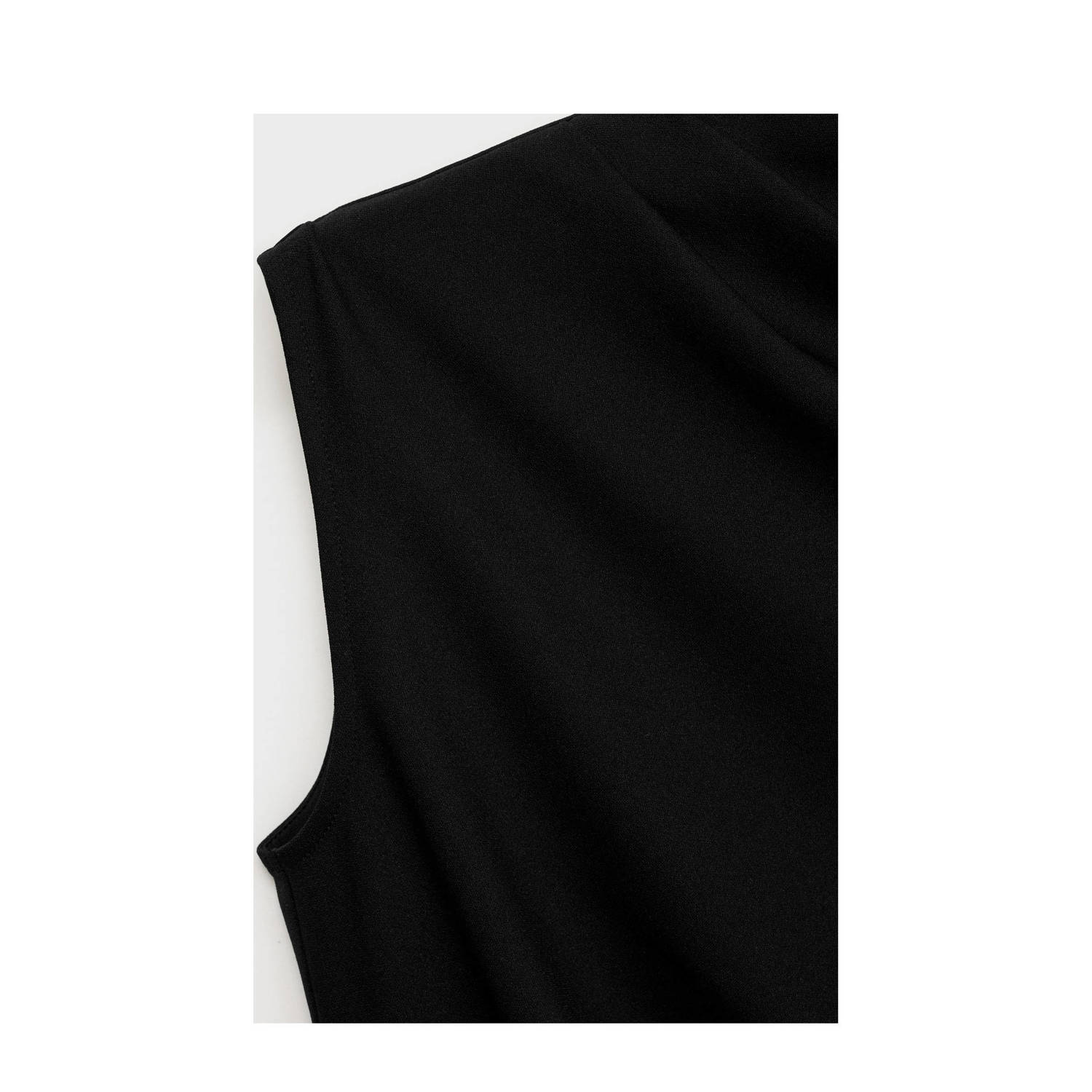 Mango midi jurk zwart
