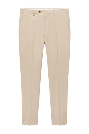 slim pantalon beige