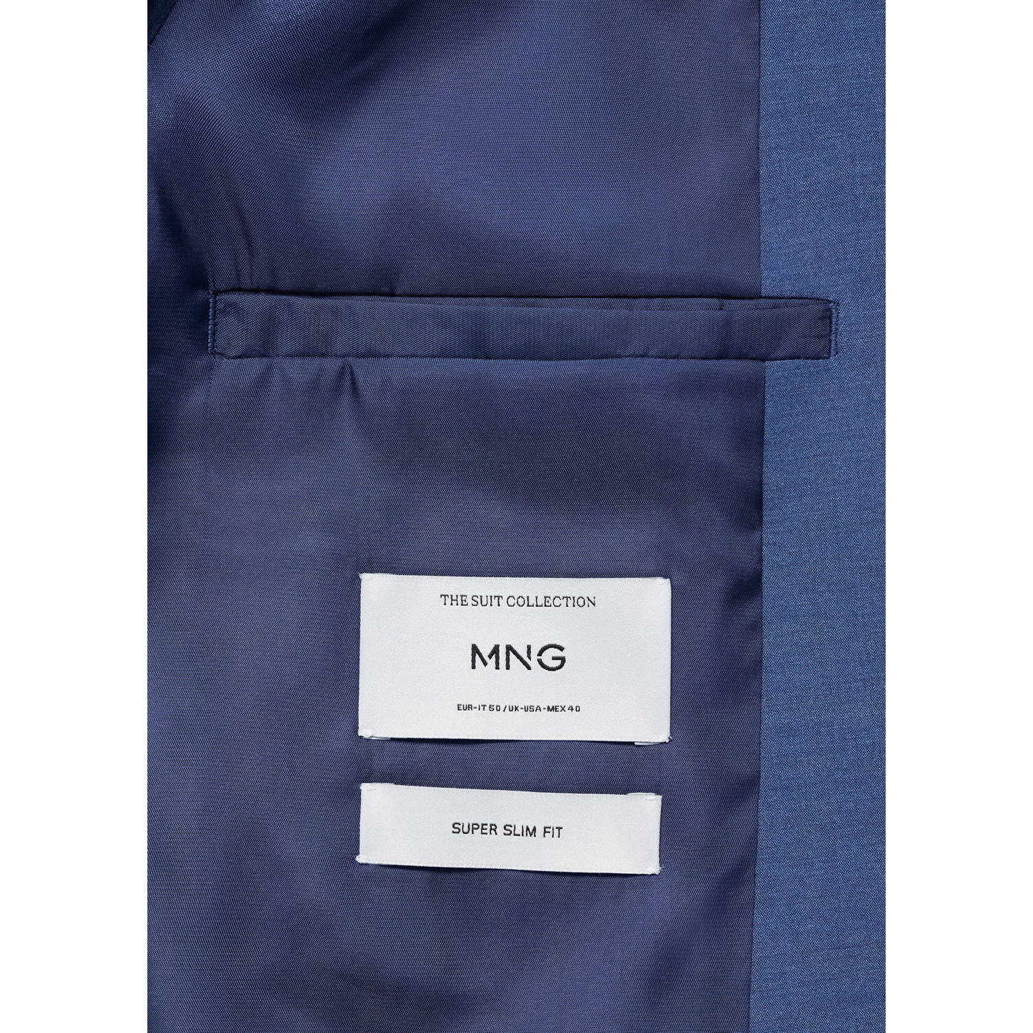 Mango Man colbert blauw