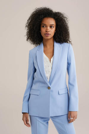 getailleerde blazer lila