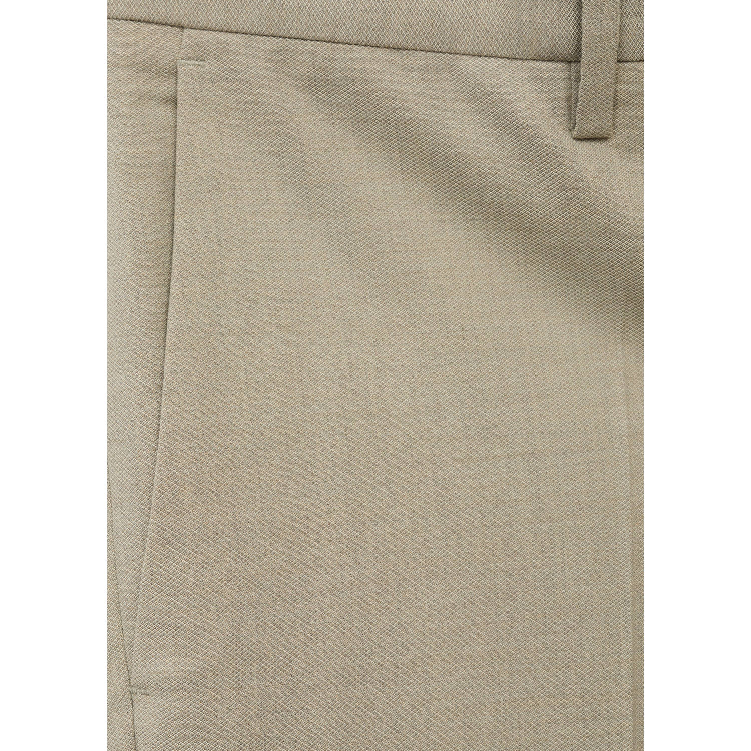 Mango Man slim pantalon taupe