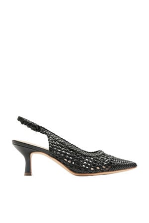 slingback pumps zwart