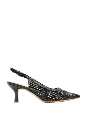 slingback pumps zwart