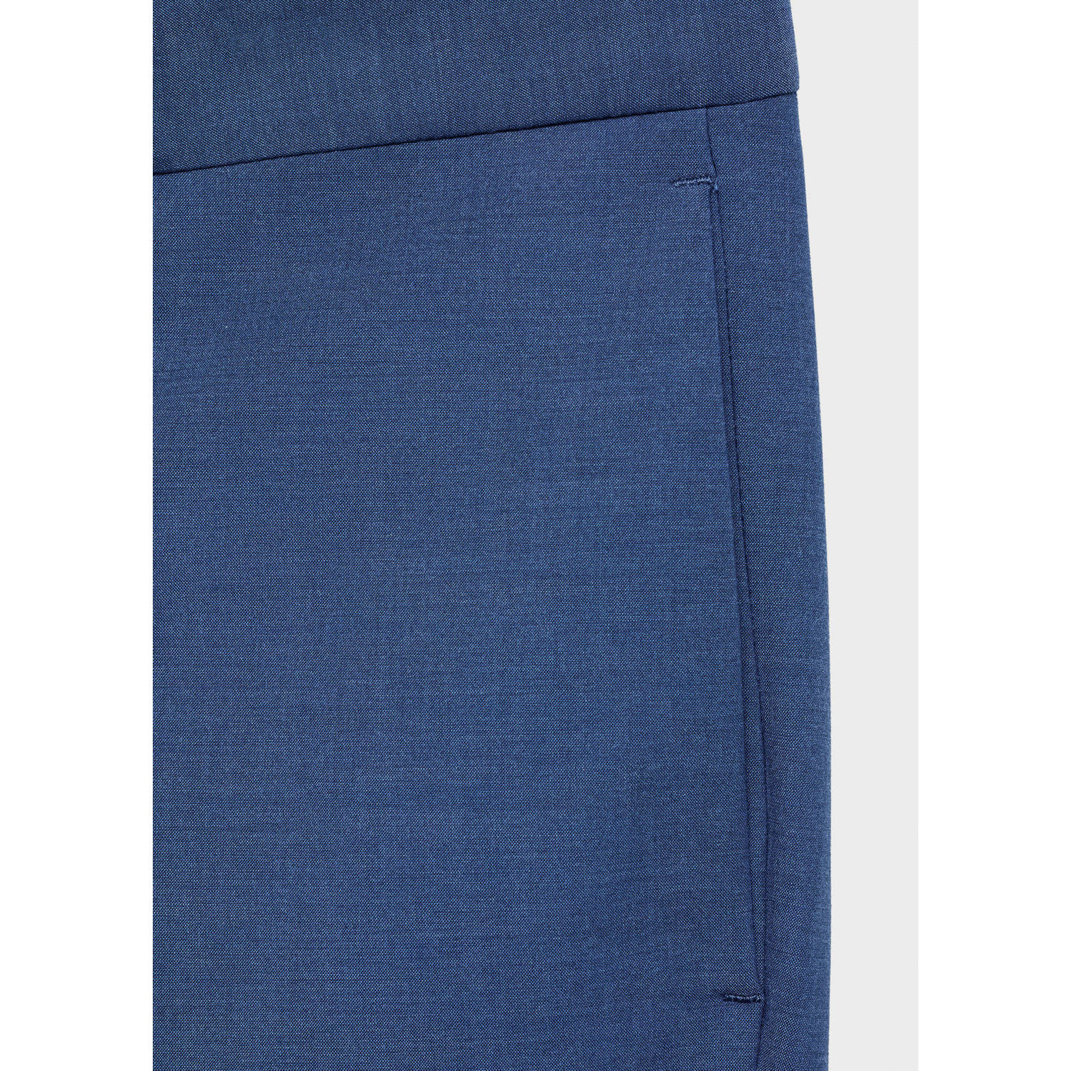 Mango Man slim pantalon blauw