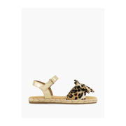 thumbnail: Graceland sandalen met panterprint goud/beige/zwart