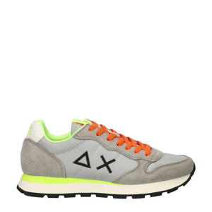 Tom Fluo  suède sneakers grijs
