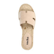 thumbnail: Sacha suède slippers beige