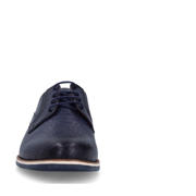 thumbnail: Manfield   leren veterschoenen donkerblauw