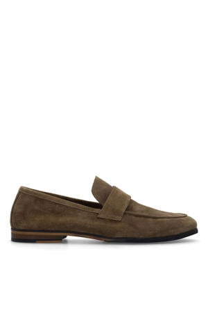 suède loafers taupe