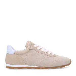 suède sneakers beige
