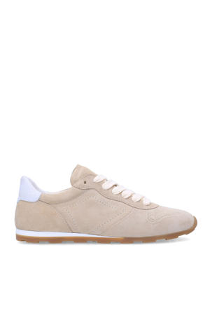 suède sneakers beige