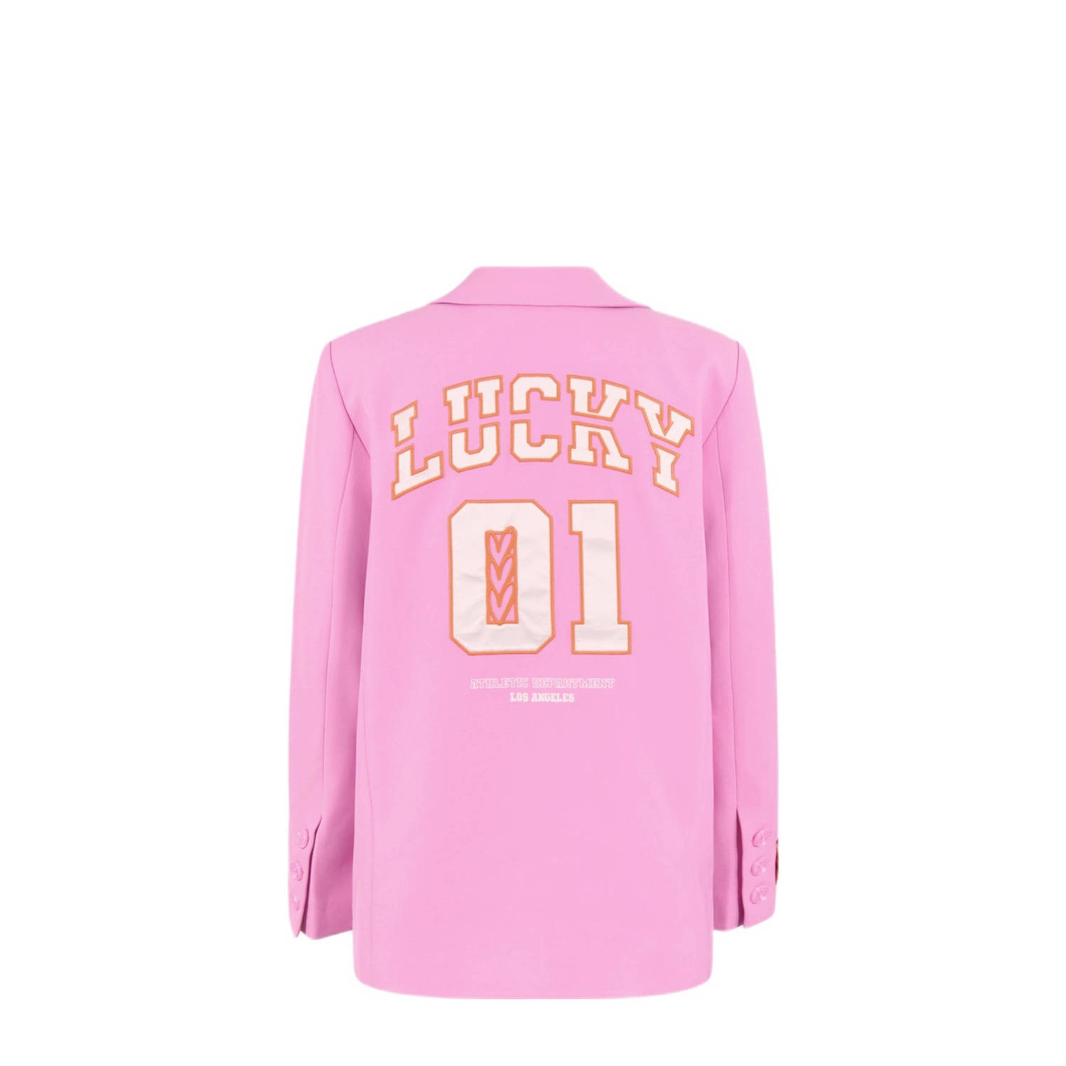 Shoeby regular fit blazer roze
