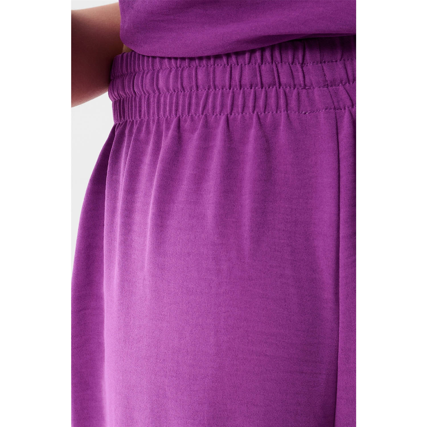 Shoeby wide leg casual broek paars