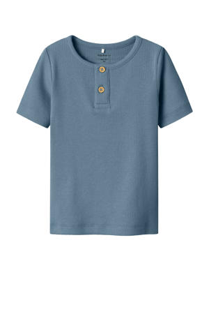 T-shirt middenblauw