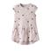 NAME IT MINI A-lijn jurk lichtroze/wit/rood