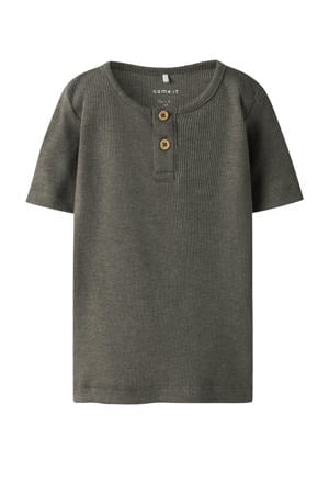 T-shirt donkergroen