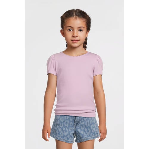 NAME IT MINI T-shirt rib gebreid roze afbeelding