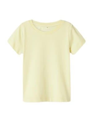 T-shirt lichtgeel