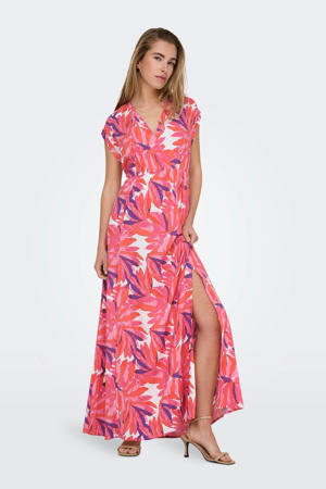 maxi jurk roze