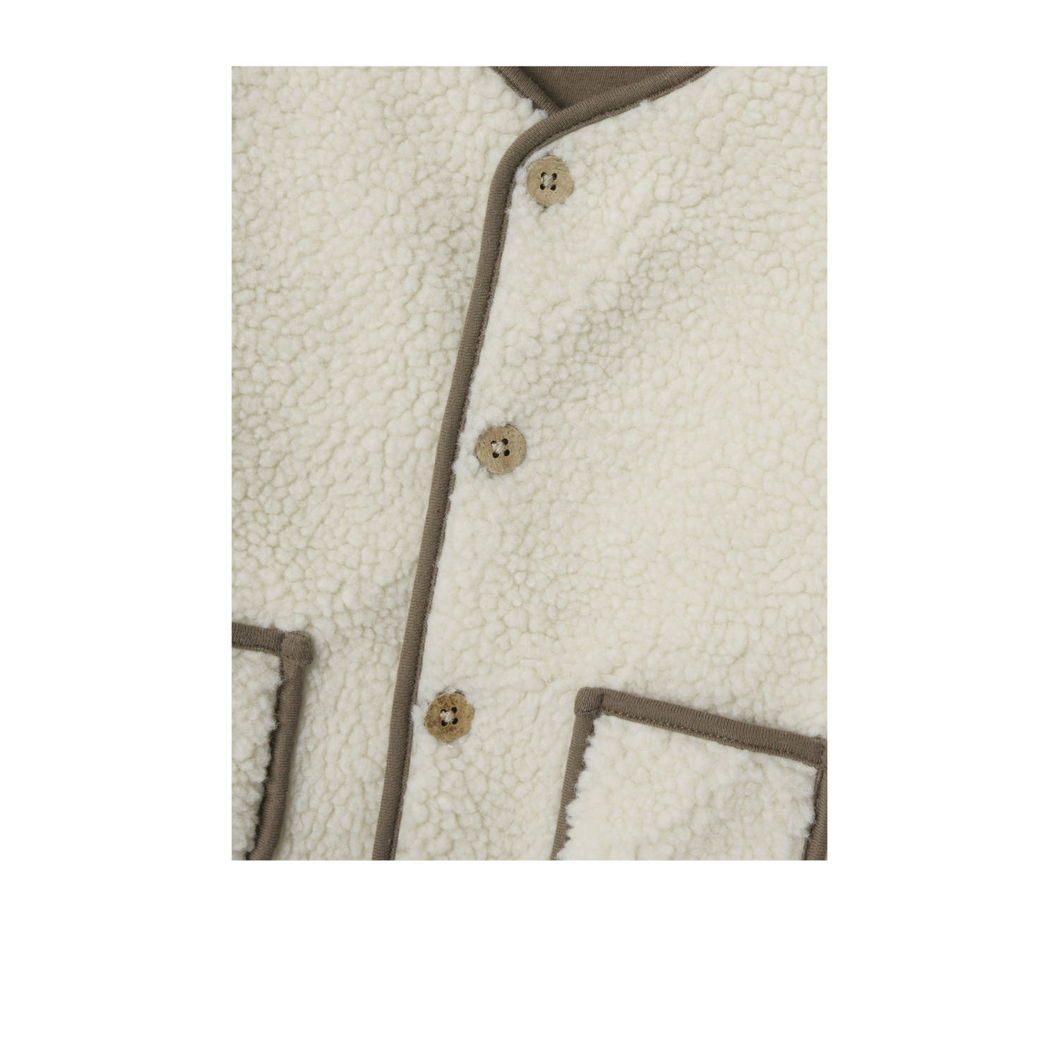 LIL' ATELIER MINI gilet ecru